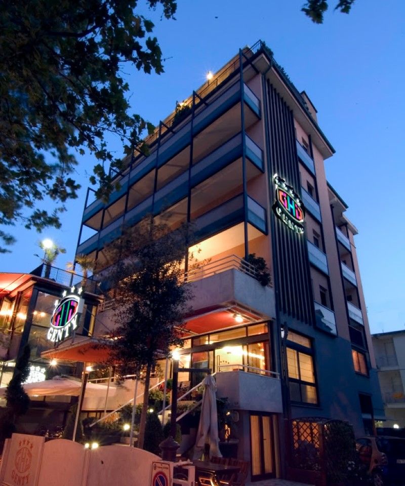 Hotel Genty Ρίμινι Εξωτερικό φωτογραφία